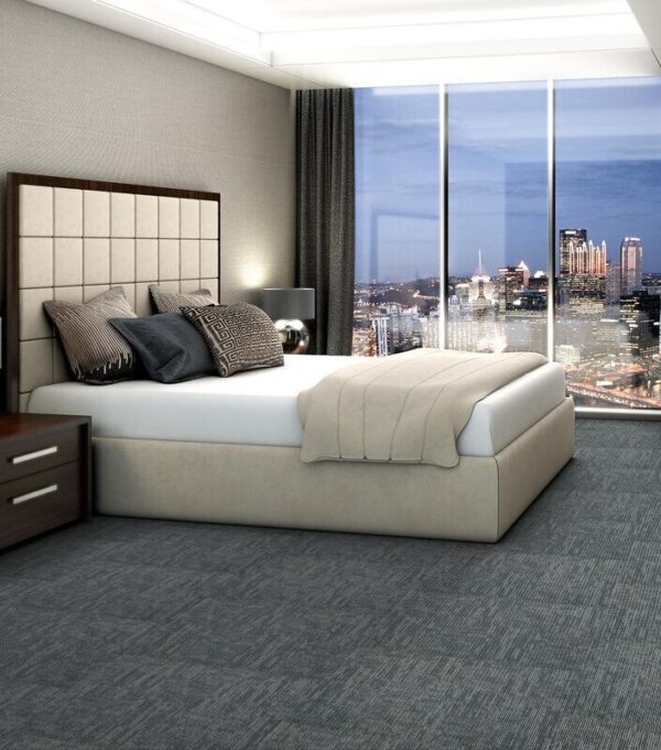 Shaw Philadelphia Mainstreet Carbon Copy Imprint Carpet Tile - Image 2