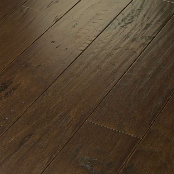 Shaw Hardwood Flooring Pebble Hill Hickory Weathered Saddle 5"