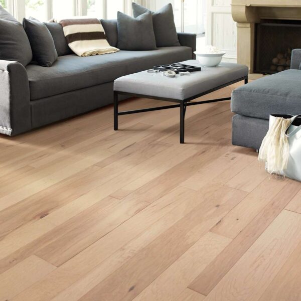 Shaw Hardwood Flooring Pebble Hill Hickory Mixed Width Linen 3.31"/ 4.94"/ 6.38" - Image 2